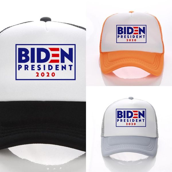 0ls5n baseball president 2020 ball hat ridn with biden letters print biden visors mesh patchwork summer caps outdoor sports, Blue;gray